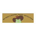 Car Magnet — ‘‘We Need a Rootin' Tootin' Revolution’’ Cowboy Frog Design