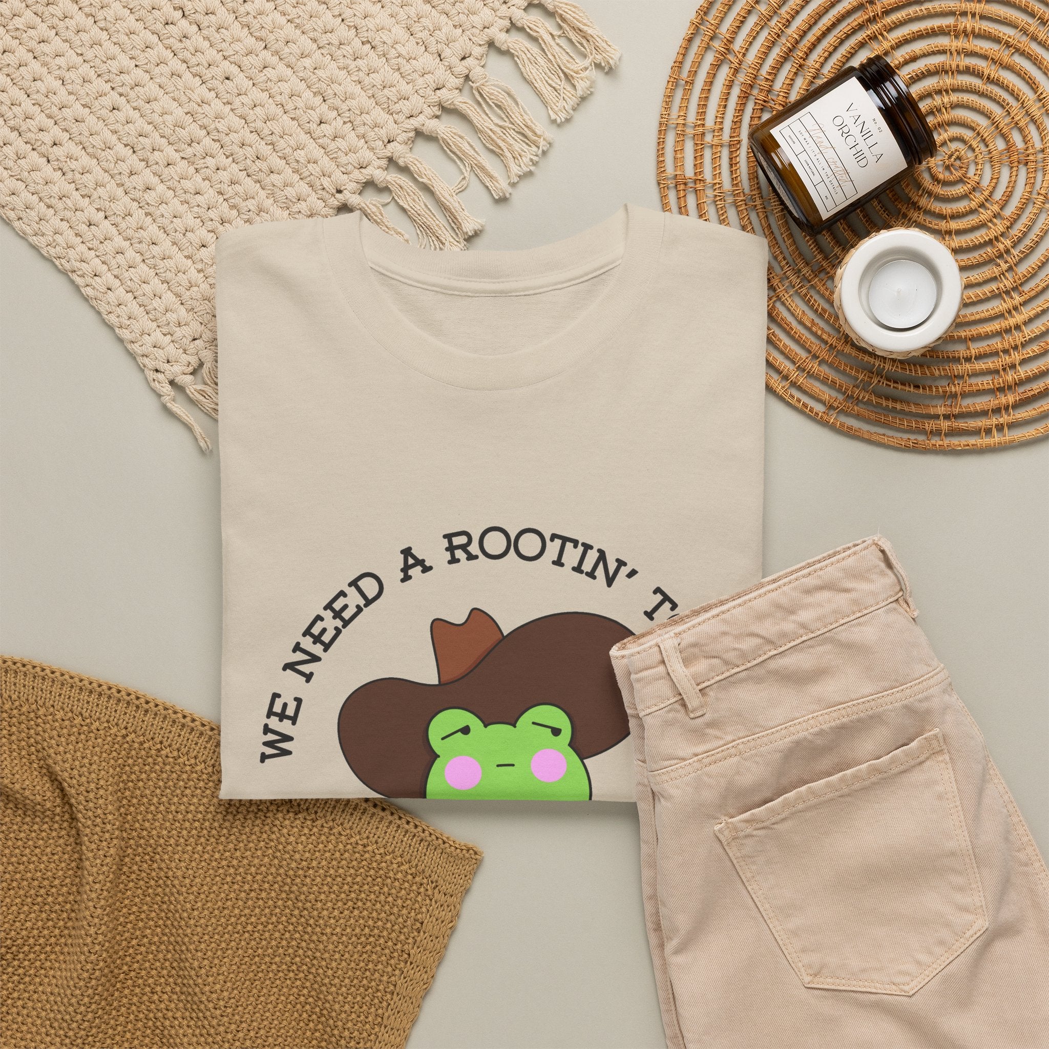 Frog Cowboy Tee — "We Need a Rootin' Tootin' Revolution" Funny Graphic T-Shirt