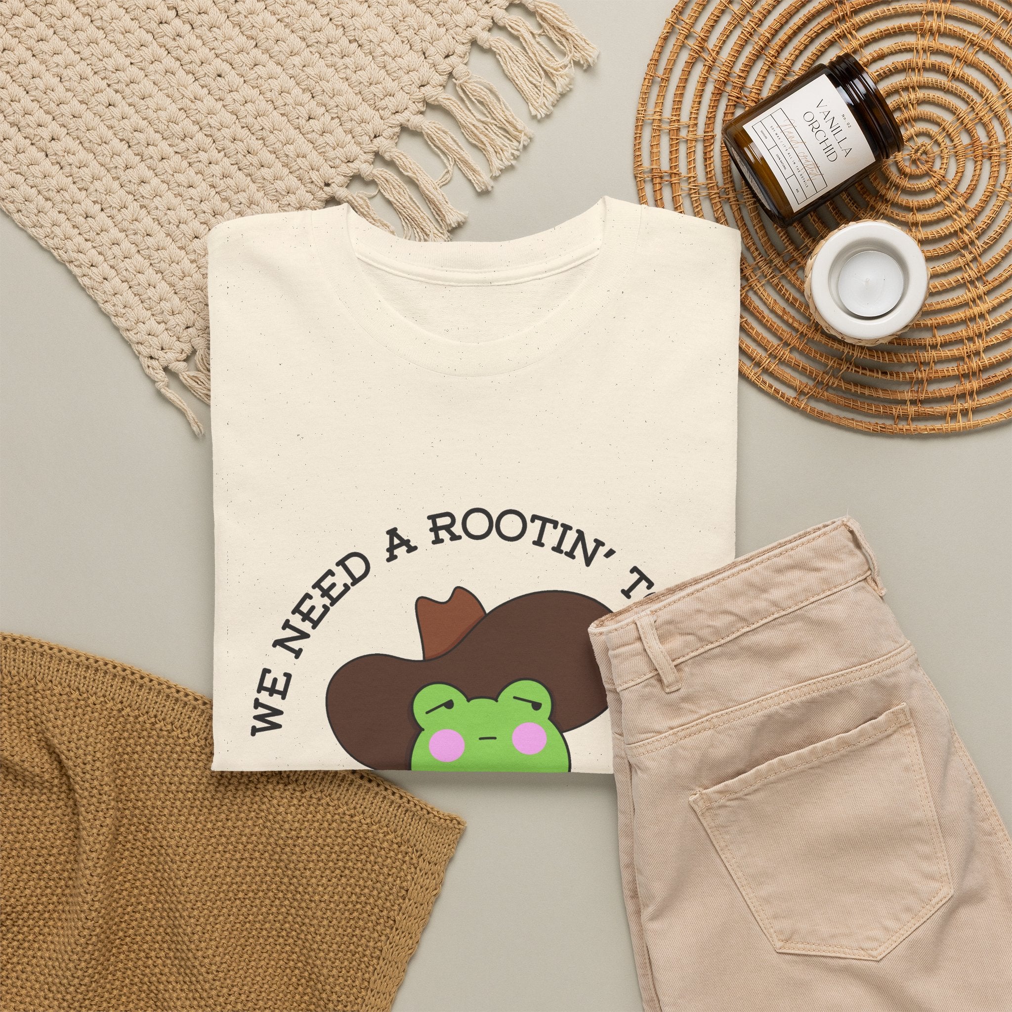 Frog Cowboy Tee — "We Need a Rootin' Tootin' Revolution" Funny Graphic T-Shirt