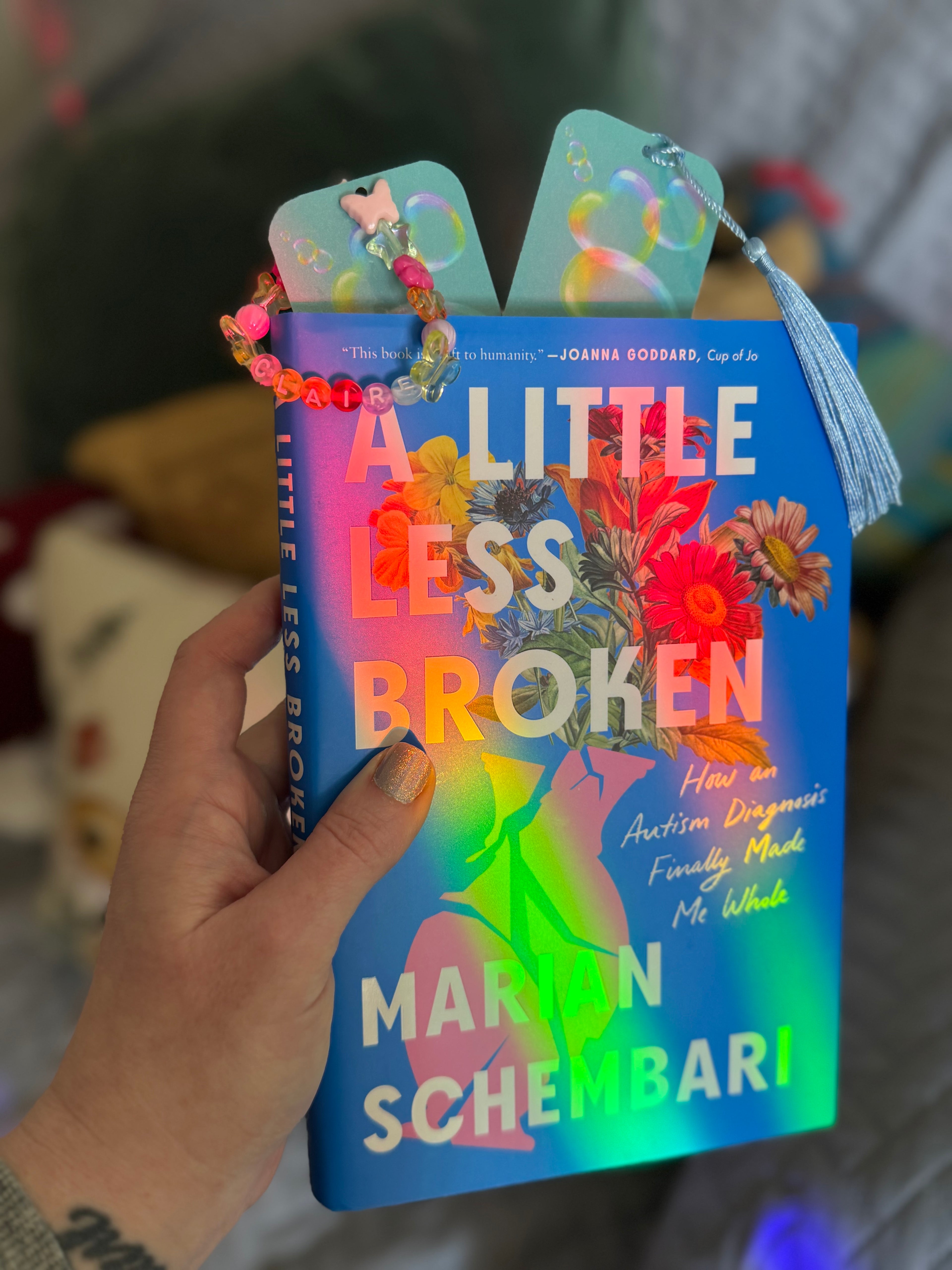Fairy Frog Bubble Bookmark